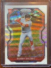 2021 Panini Prizm White Wave Prizm Bobby Dalbec #64 Rookie Boston